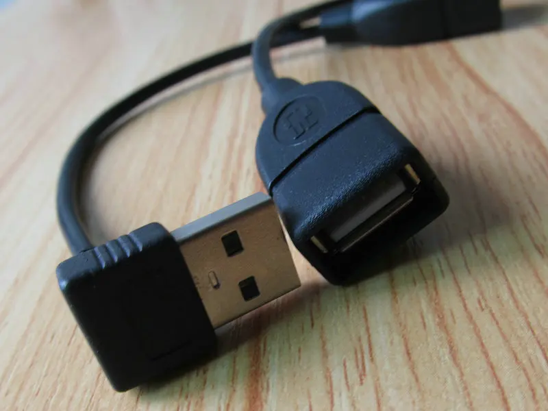 3 шт. USB A 2 0 мама к мужчине 180 вниз угол передачи данных линия УДЛИНИТЕЛЬ шнур