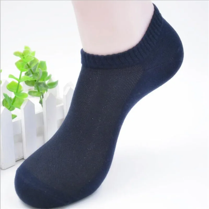 Fcare 10 шт. = 5 пар мужские хлопковые летние тонкие короткие сетчатая лодка с низким вырезом невидимые лодочки носки до лодыжки