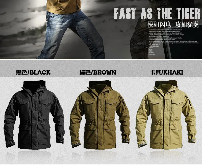 Мужская одежда M65, Британская, американская, Армейская, S~ XXL, охотник, тактическая ветровка, мужская, водонепроницаемая, летная, пилот, пальто, для пеших прогулок, тренировочная куртка