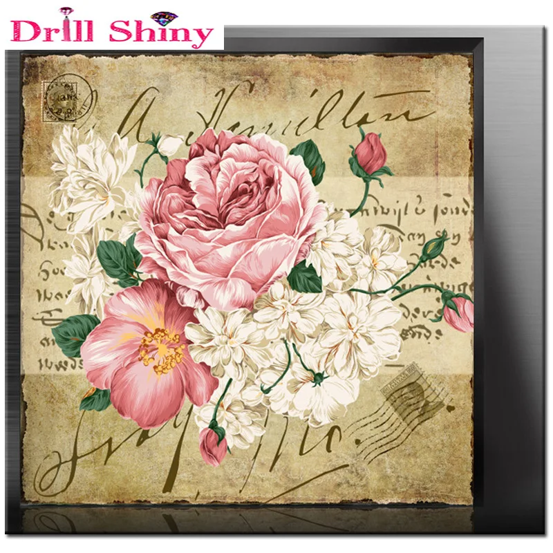 Набор для алмазной вышивки цветы | Дом и сад