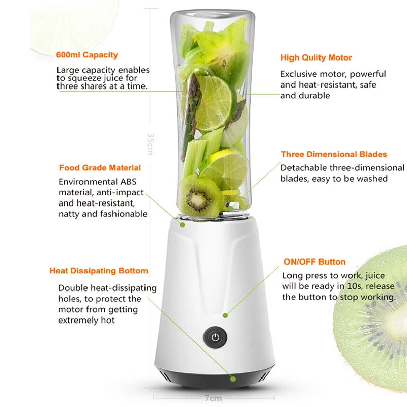 Многофункциональная электрическая соковыжималка режим экстрактора портативный