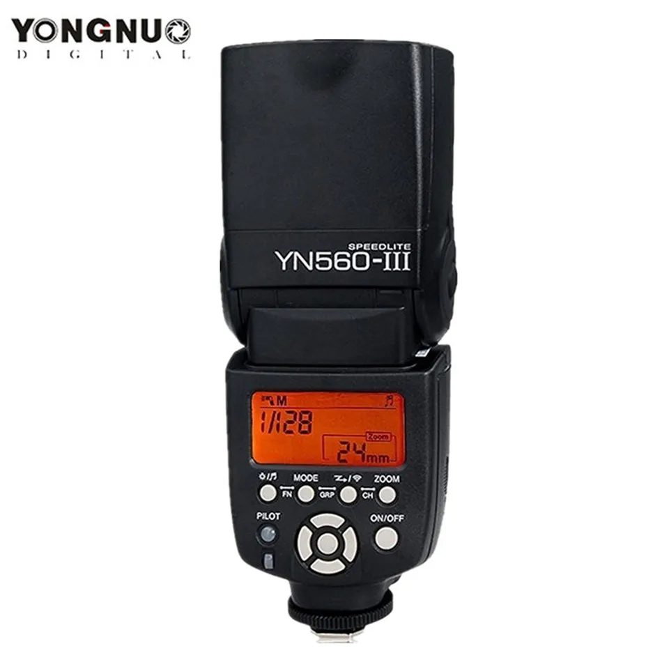 Вспышка YONGNUO Speedlite YN560III беспроводная вспышка для камер Canon Nikon Olympus Panasonic