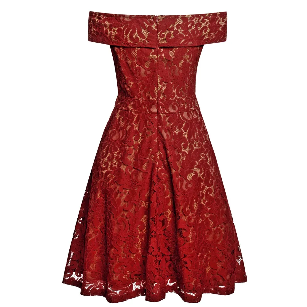 QI DIAN Vestidos De Fiesta летнее платье 2018 женские вечерние платья новое с открытыми плечами бантом винтажное