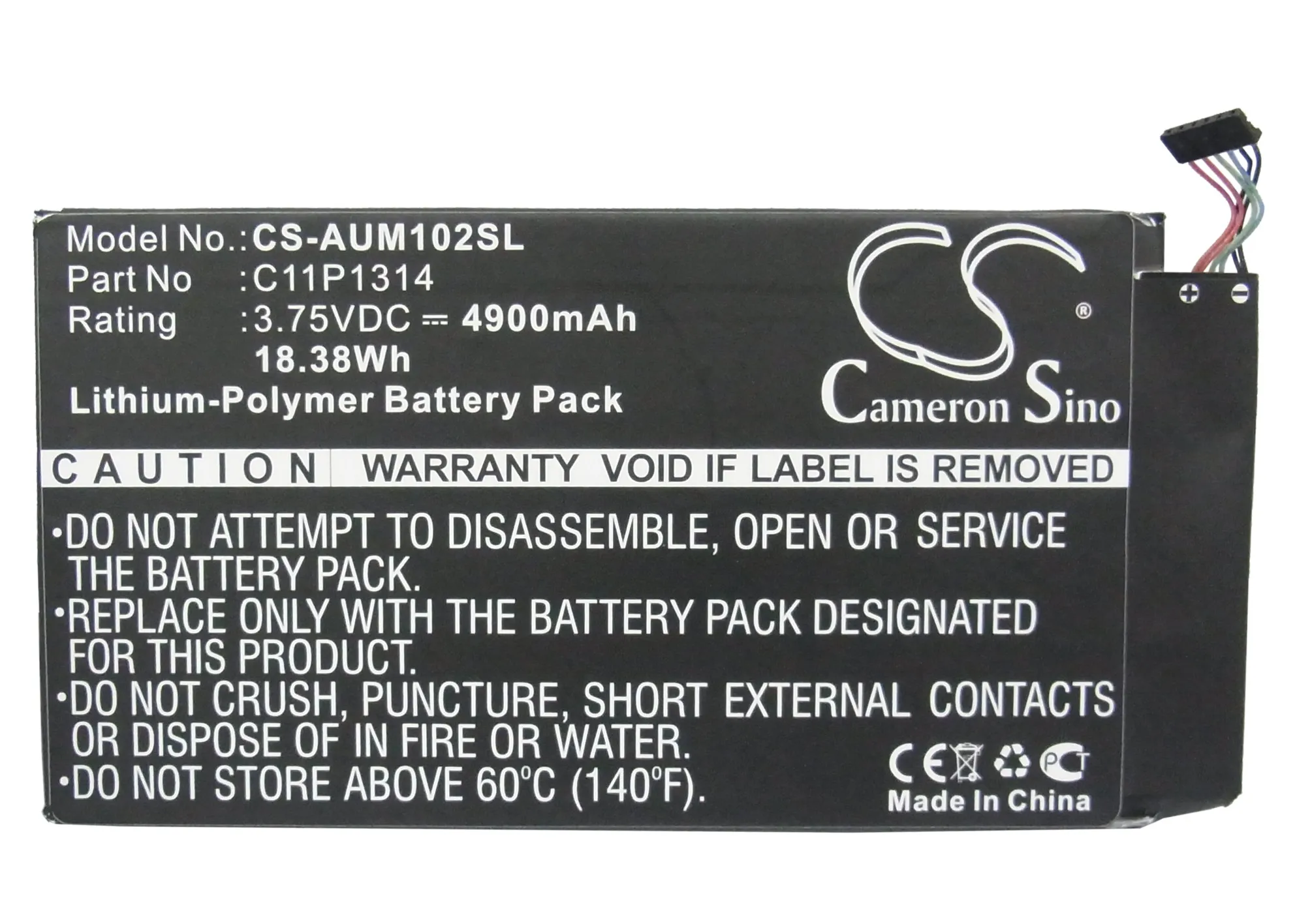 Аккумулятор Cameron Sino 4900mAh C11P1314 для Asus K00F Me102 Me102a Memo Pad Me102a|cameron sino|battery forcameron sino battery |