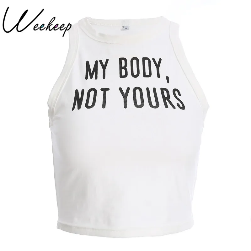 Женский укороченный топ на бретельках Weekeep белый Хлопковый Повседневный с