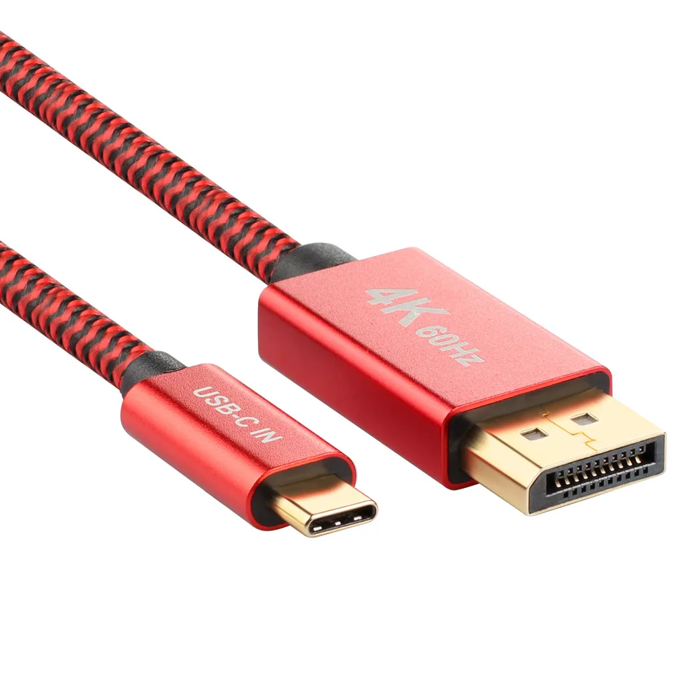 USB C к DisplayPort кабель 4K @ 60 Гц 3 1 Type DP (Совместимость с Thunderbolt 3) для MacBook Pro 2018/2017 iPad Pro| |