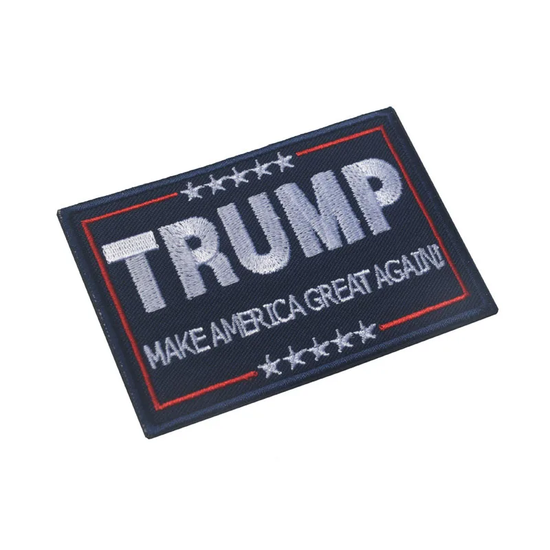 Трамп MAKE AMERICA GREAT AGAIN Morale Patch Президент сторонник значок 3D вышитые куртки на