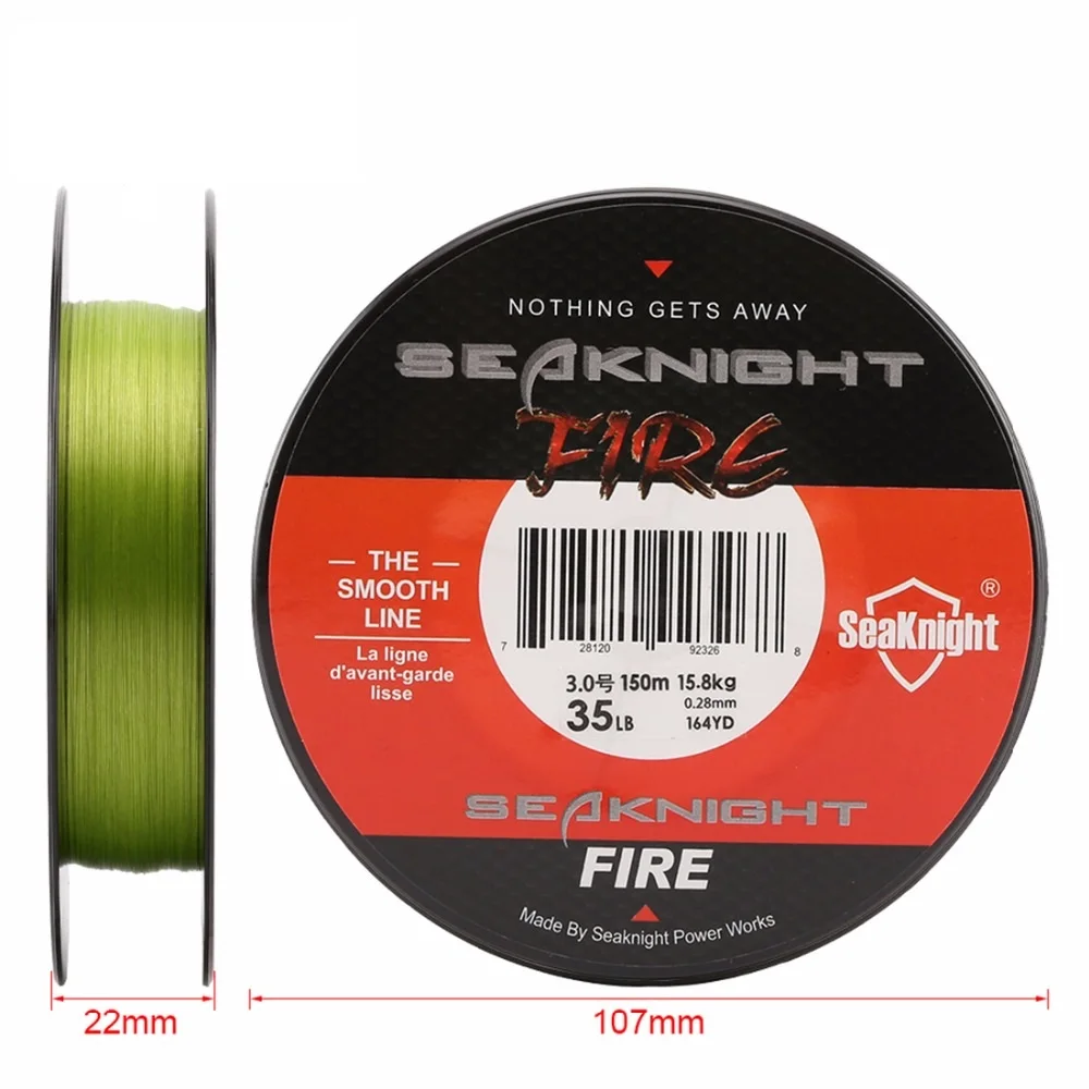 SeaKnight FIRE Fishing Line 150M Ultra-Casting Smooth Super PE Floating Sensitivity 6-40LB on - Леска для рыбной ловли SeaKnight FIRE 150M Ультра-кастинг Плавающая Чувствительность 6-40LB на.