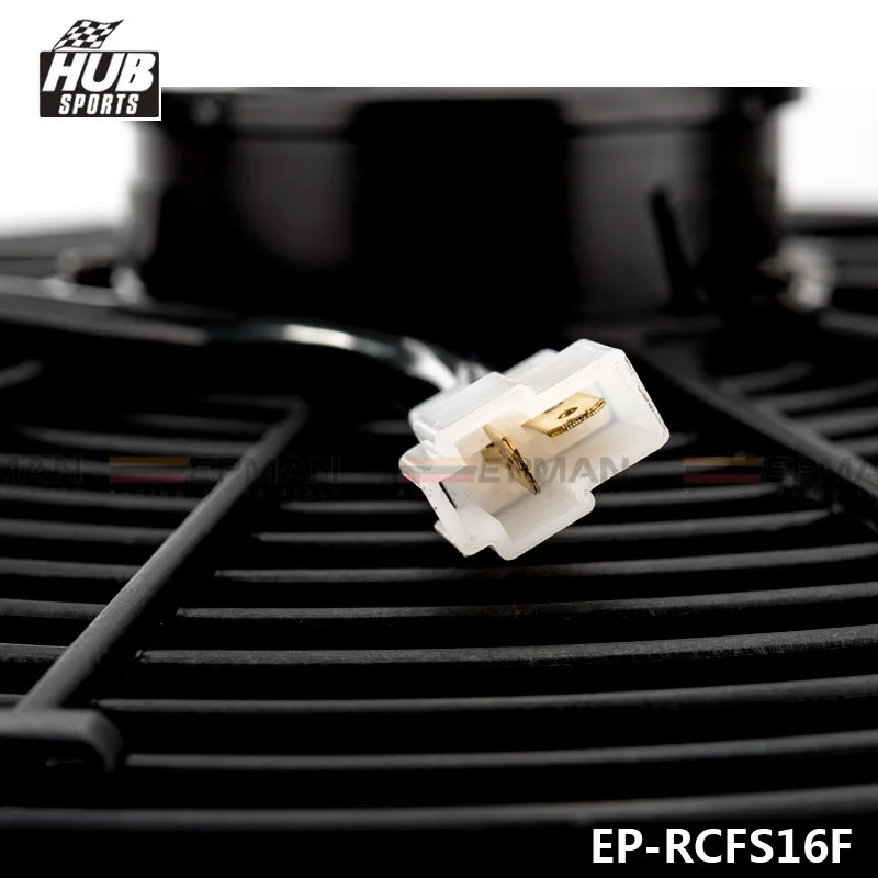 16 &quotУниверсальный 12 V 150W тонкий Pull гонки электрический радиатор охлаждения
