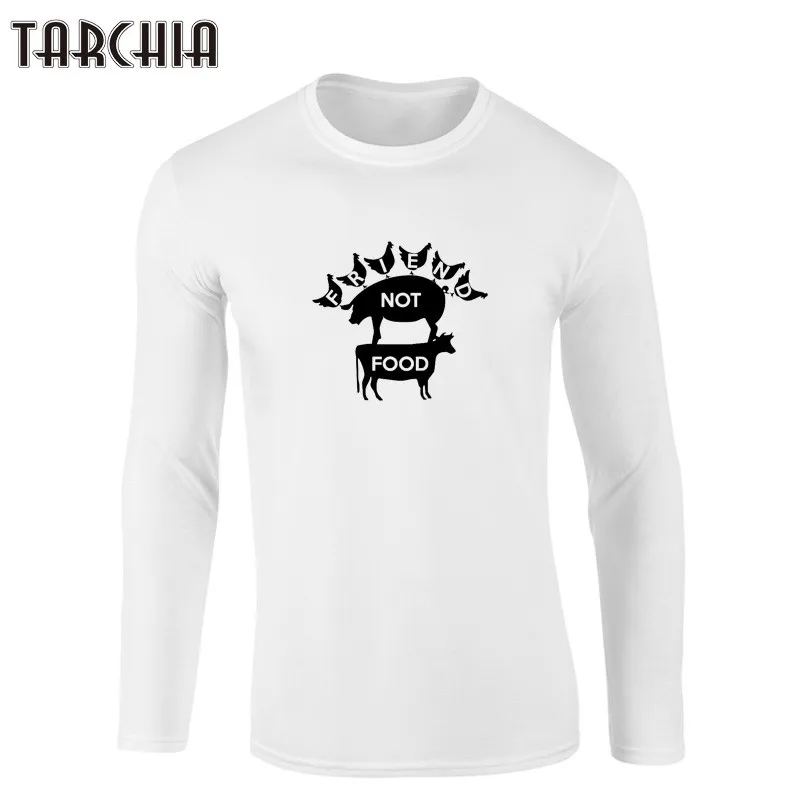 TARCHIA брендовая одежда хлопковые футболки размера плюс XS-2XL Мужская футболка друга