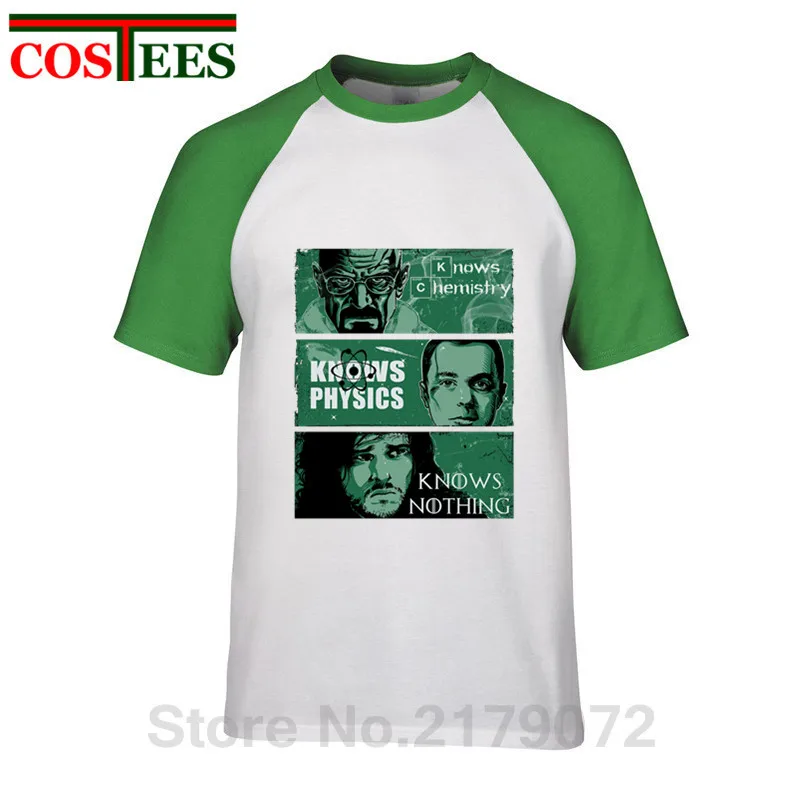Parody THE BIG BANG THEORY Heisenberg mashup футболка Breaking Bad SHELDON COOPER рубашка sci fi Knowledge always rules