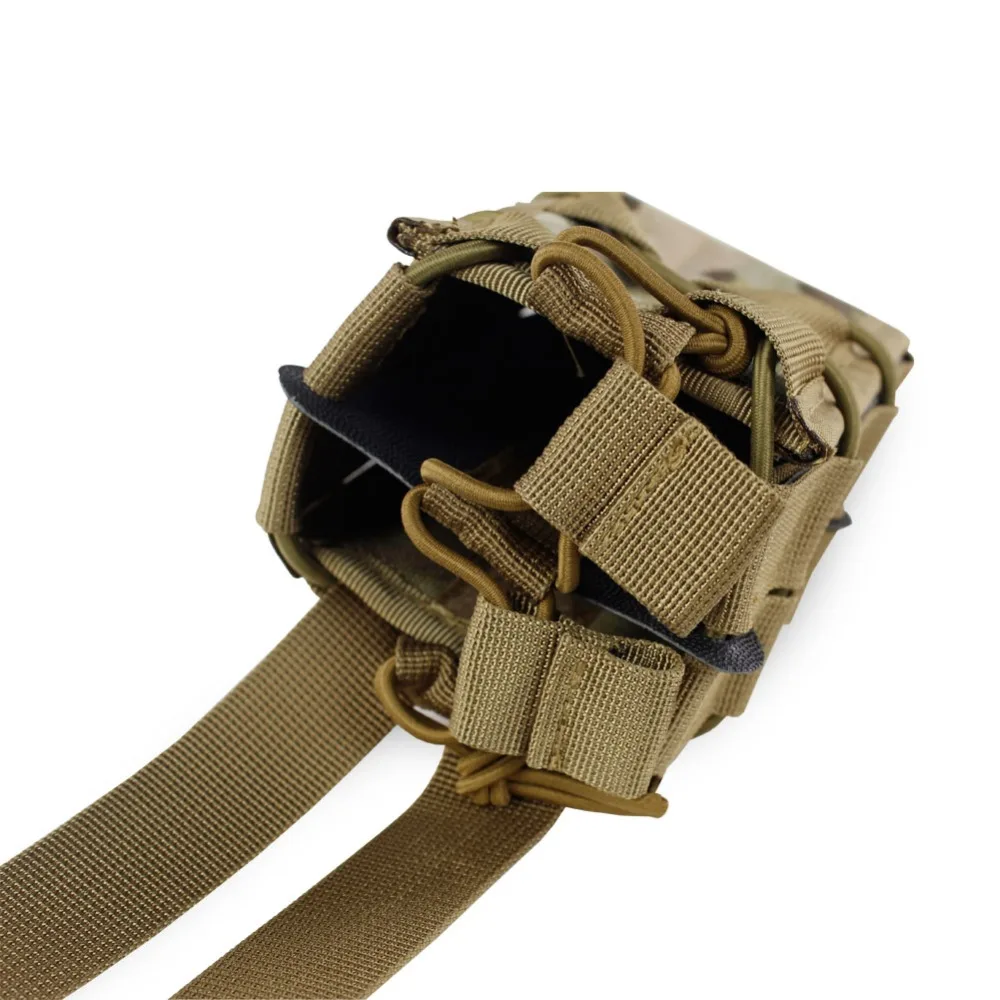 Molle система подсумок 1000D нейлон двойной слой сумки для хранения страйкбол тактический АК AR M4 AR15 винтовка пистолет Mag мешок