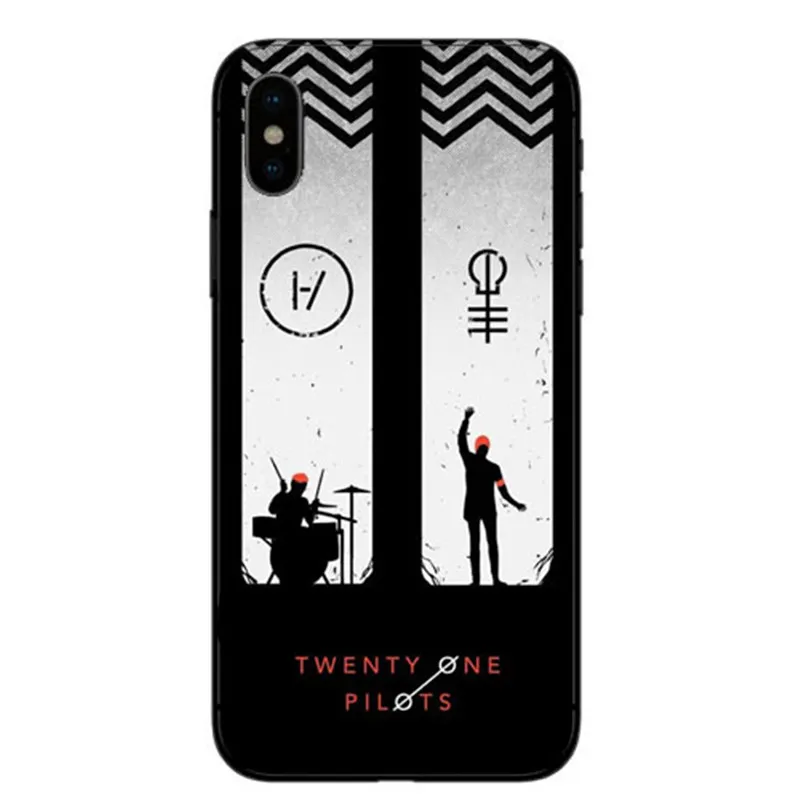 Чехол Twenty One Pilots для iPhone X XS MAX XR 8 7 6 6S Plus 5 5S SE Мягкий ТПУ силиконовый чехол