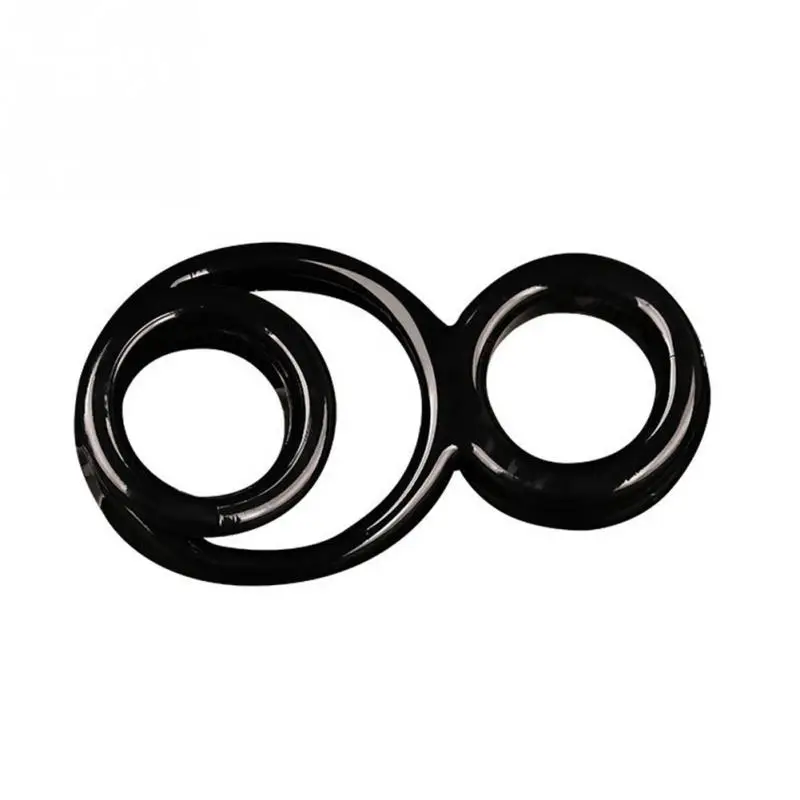 Черный G презервативы с точками многоразовые для Для мужчин кольцо пениса замок