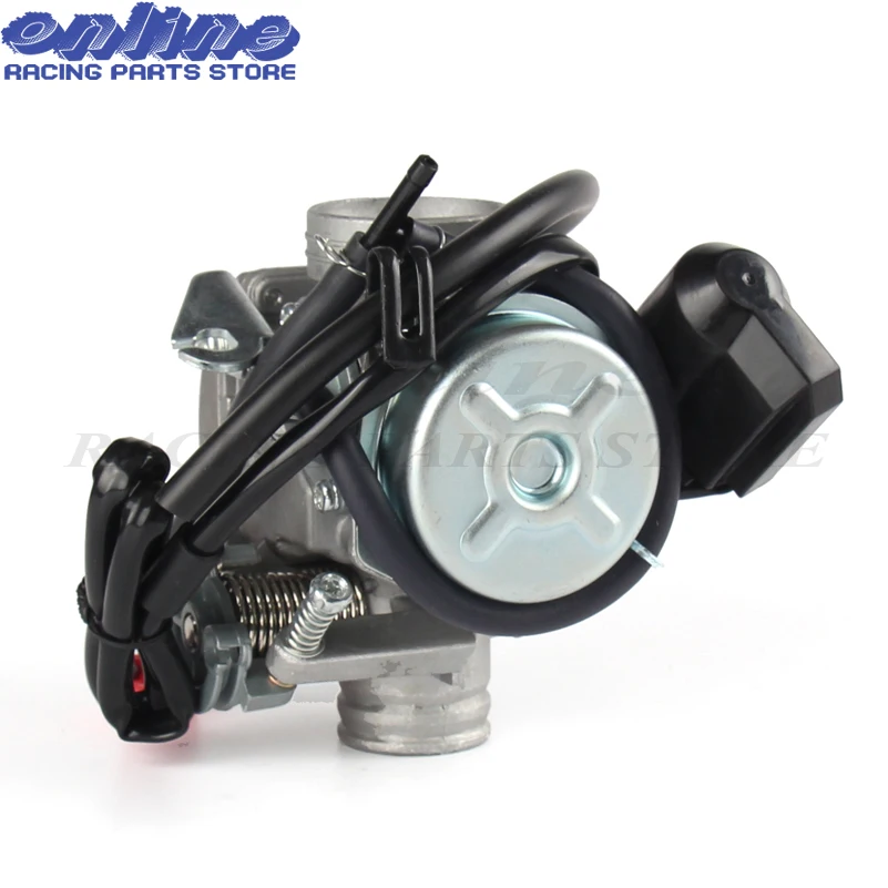 PD24J 24 мм carb Электрический карбюратор для Gy6 100cc 125cc 150cc 200cc двигатель Мотоцикл ATV Картинг Мопед и скутер dirrt велосипед