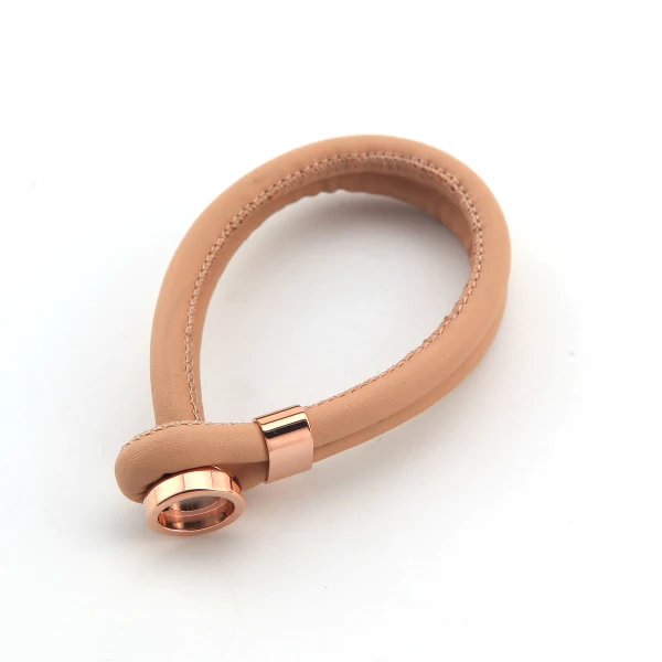 Vinnie Design Jewelry 22cm Luxury Genuine Leather Bracelet fit for Magnet Interchangeable Crystal Coin | Украшения и аксессуары