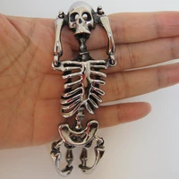 cool vivid skull menboys jewelry stainless steel chain bracelet men jewelry bracelet