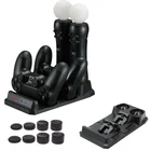 4 в 1, зарядная док-станция для контроллеров Sony Playstation 4