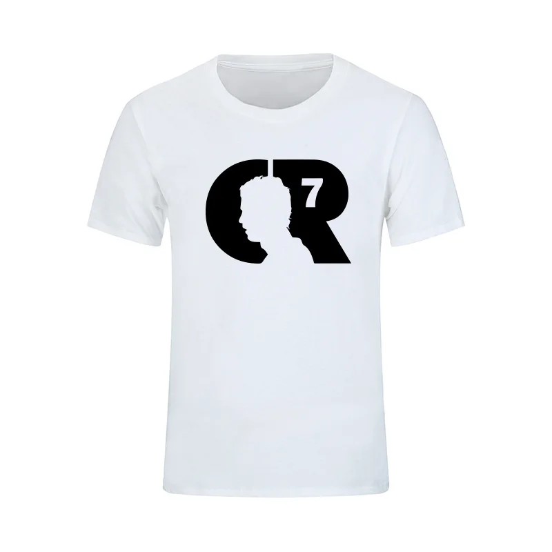 2019 Summer Cristiano Ronaldo Men's T-Shirt CR7 Custom T Shirts Design Barcelona Cotton Tops Camiseta Masculina | Мужская одежда