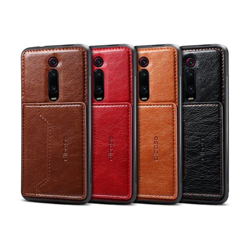 Coque Pocophone F1 Mix3 K20Pro Note7 Couples Simple Fashion Leather Case For Xiaomi Redmi GO Y3 Note 7 K20 Pro 8 9SE Card Cover |