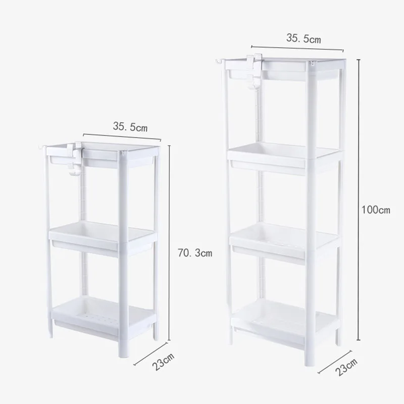 

Storage Holders & Racks Large Kitchen Storage Rack Detachable 3 Layers Storage Shelf Bathroom Foldable Rack Bathroom Shelves