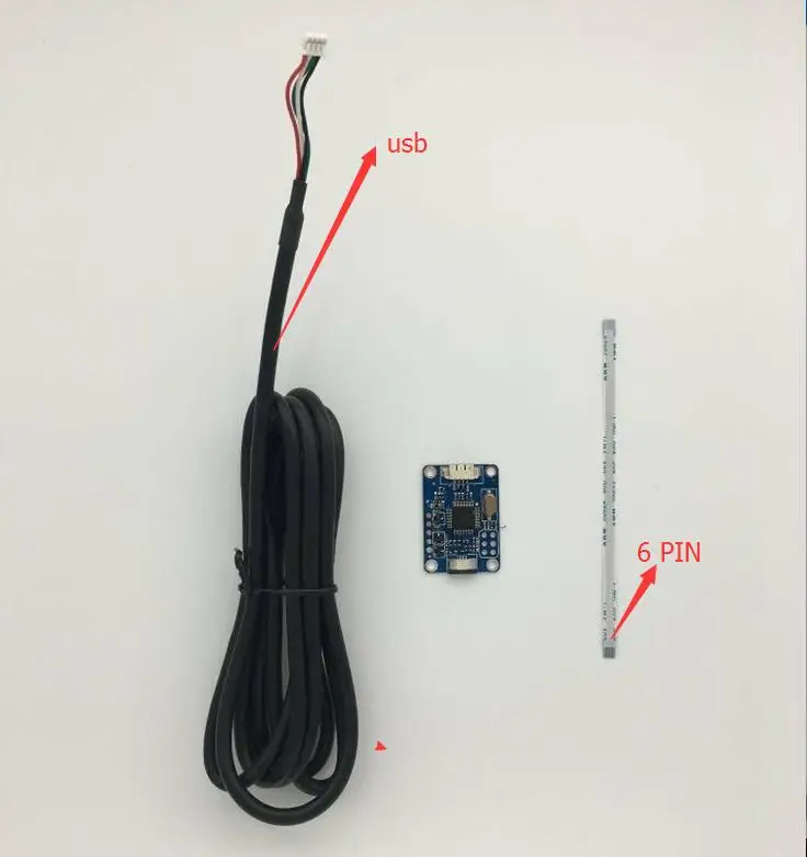 

capacitive touch screen 6PIN FPC usb control card Windows 7 8 10 free drive