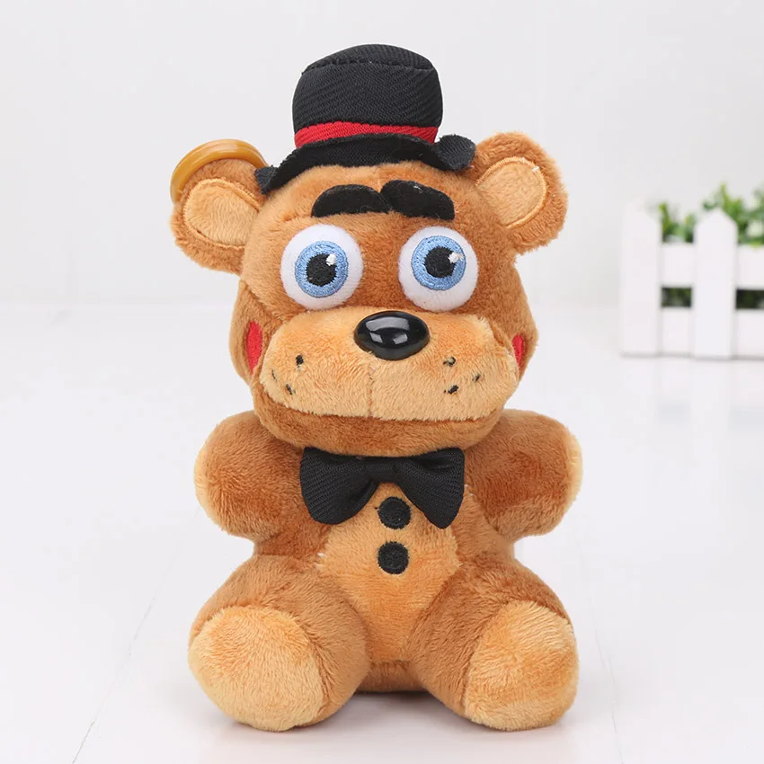 14 см FNAF Фокси Чика Бонни Золотой Фредди кошмар Фредди медведь брелок пять ночей у Фредди 4 кулон плюшевые игрушки - Цвет: bear