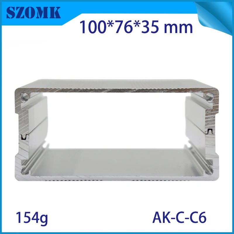 4 шт./партия алюминиевая распределительная коробка для электромонтажа 35x76x100
