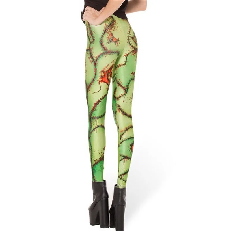 Дропшиппинг женские леггинсы Франкенштейна лосины с изображением монстров