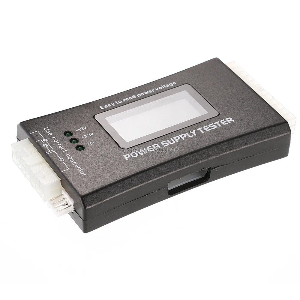 Цифровой тестер блока питания для ПК с ЖК дисплеем 20/24 Pin 4 PSU SATA HDD ATX BTX ITX HD|tester