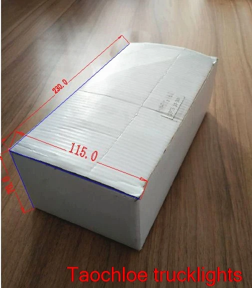 1 пара может занять от 10 до 30v 24v Янтарная белый грузовой автомобиль с прицепом