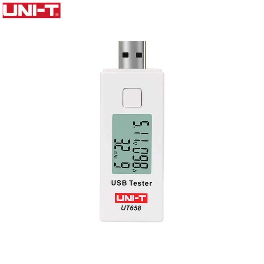 UNI-T UT658 USB цифровой тестеры напряжения тока U диск доктор Вольтметр для зарядного устройства емкость аметр 3-9 В для хранения данных подсветка