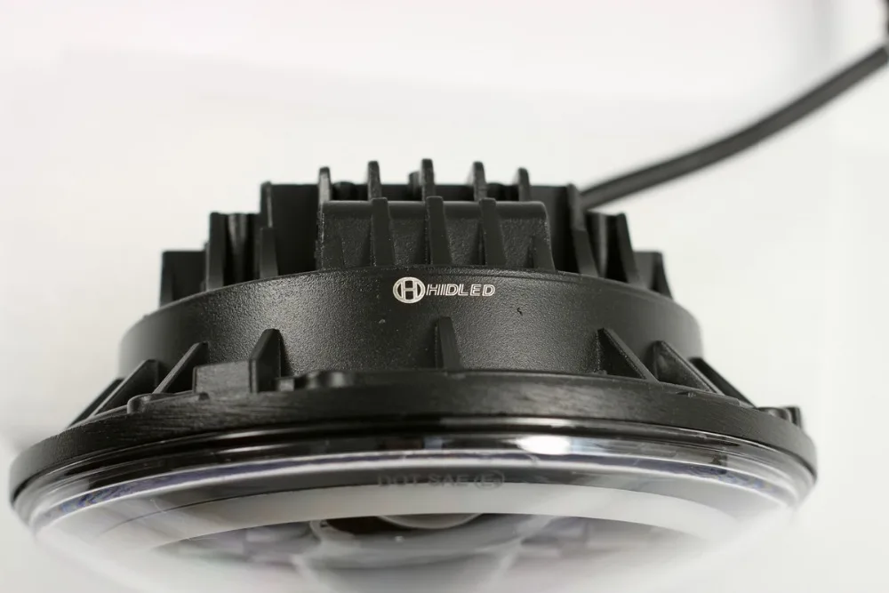 2017 акция для Jeep Wrangler 7 дюймов круглый светодиодный проектор фары ангельские глаза