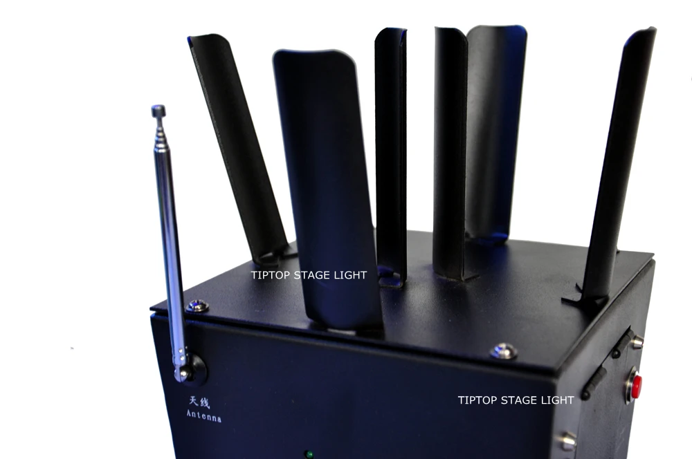 Gigertop, TP-T12B, 6 головок, вращающийся фейерверк, консоль, машина, беспроводной пульт дистанционного управления для свадьбы/вечерние/танцевальный зал, поставщик из Китая