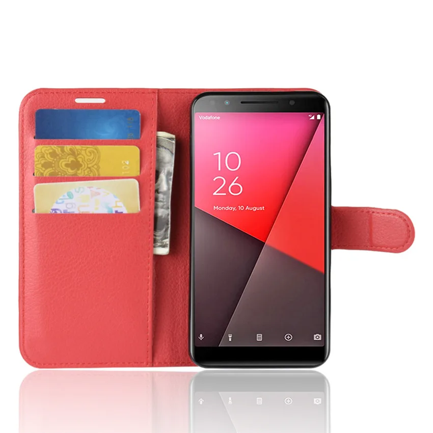 Новинка 2018 для Vodafone Smart N9 lite Чехол кожаный флип-чехол телефона чехол кошелек