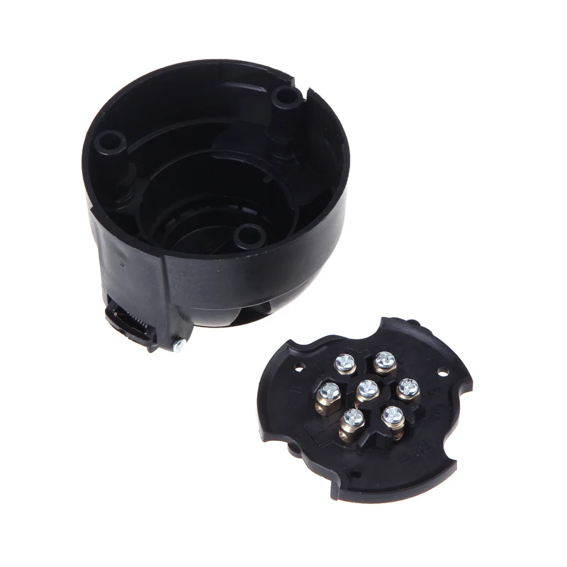 Tirol 7-Pin Connector Socket Trailer 7-Pole 12V Towbar Towing Caravan Truck N Type Vehicle End Plastic |