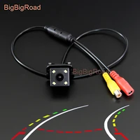 bigbigroad car intelligent dynamic trajectory tracks rear view parking ccd camera for toyota camry 2009 2010 2011 night vision