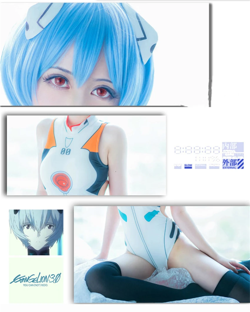 Сексуальные аниме Аска Лэнгли сорью (Evangelion EVA купальник с открытой спиной одежда