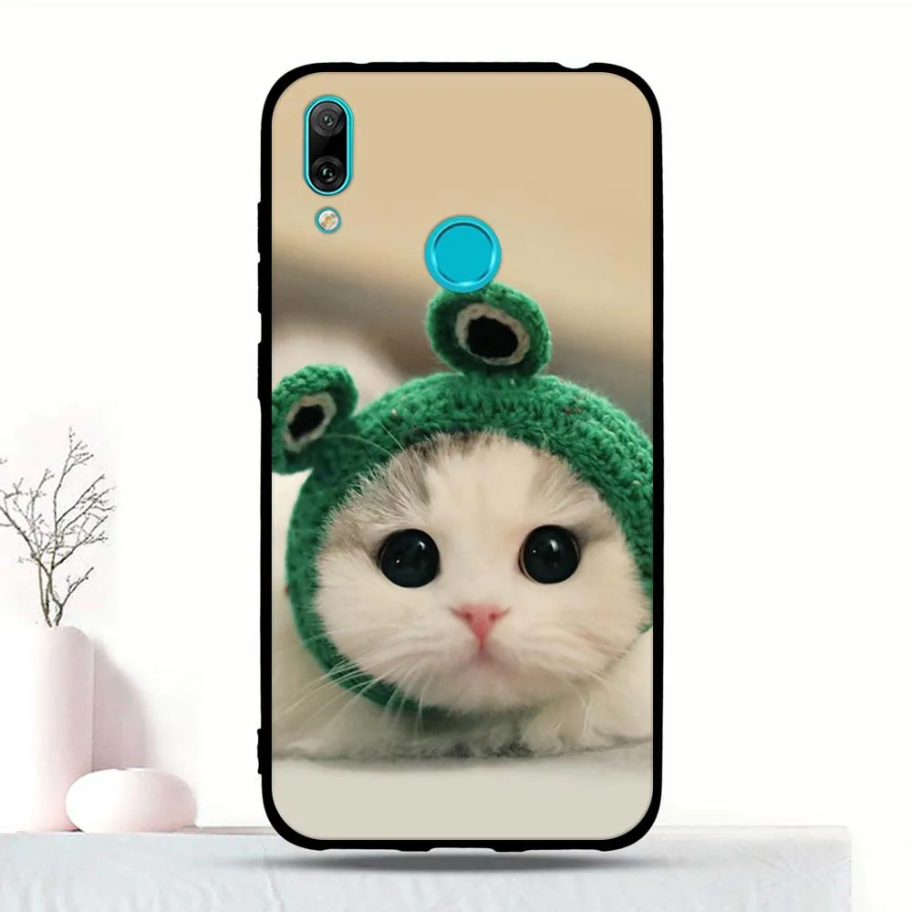 Для huawei Y7 Y7 Prime Y7 Pro чехол силиконовый для huawei Enjoy 9 мультяшный 3D принт Funda бампер чехол 6,2" чехол для телефона