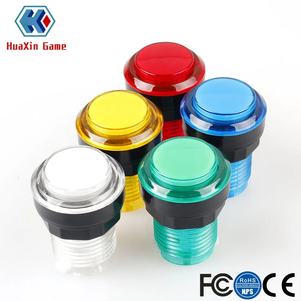 Аркада DIY Kit часть 8 способ джойстика + 16 x LED подсветкой кнопка 2 игрока монеты