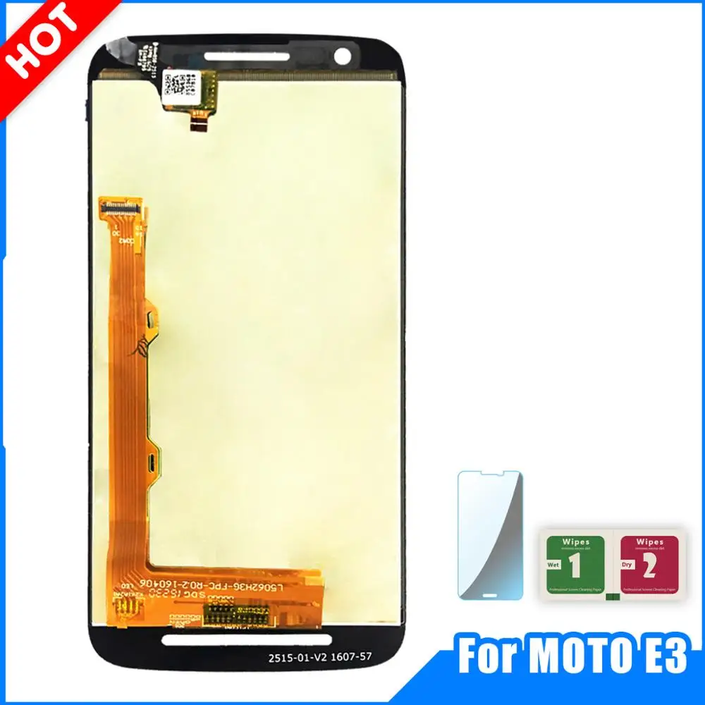 ЖК дисплей для Motorola Moto E3 XT1700 XT1706 с сенсорным экраном дигитайзер сборка сменные