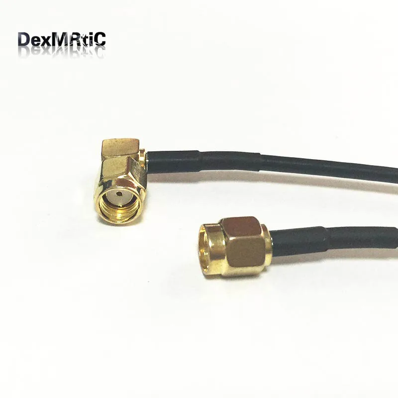 Wi-Fi антенный адаптер RP SMA штекер ST переключатель прямоугольный RF коаксиальный