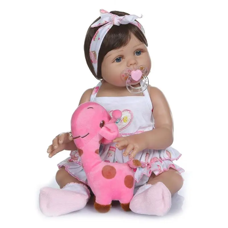 48cm 03 48 см Reborn Baby Doll игрушка виниловая Милая новорожденная кукла-Имитация для детей Реалистичная игрушка Playmate для младенцев сопутствующие игрушки для сна - Цвет: 48cm 03