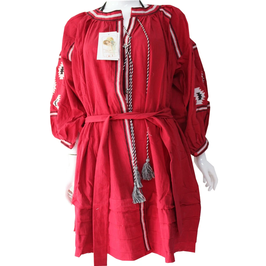 Женское платье yackalasi длинное с поясом красное богемное летнее модный халат Vestido