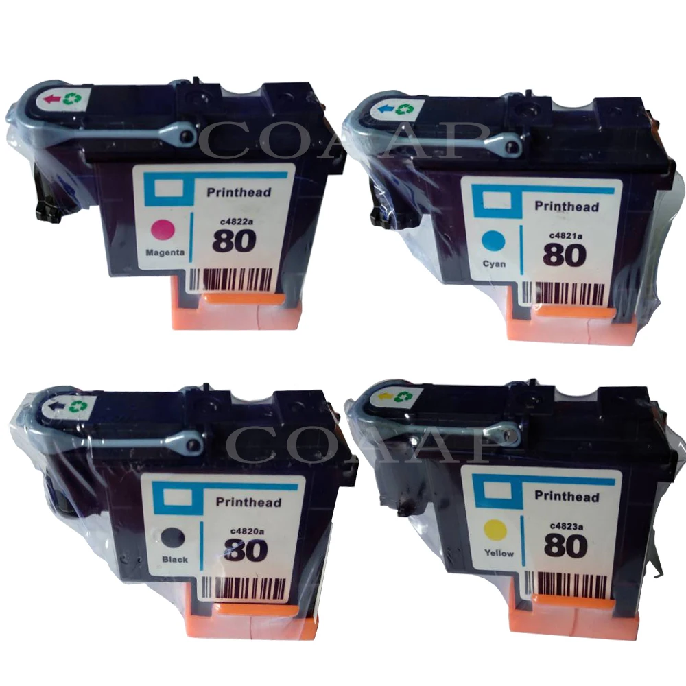 Совместимые картриджи для hp 80 печатающая головка Designjet 1000 plus 1050 1050c 1055 принтер