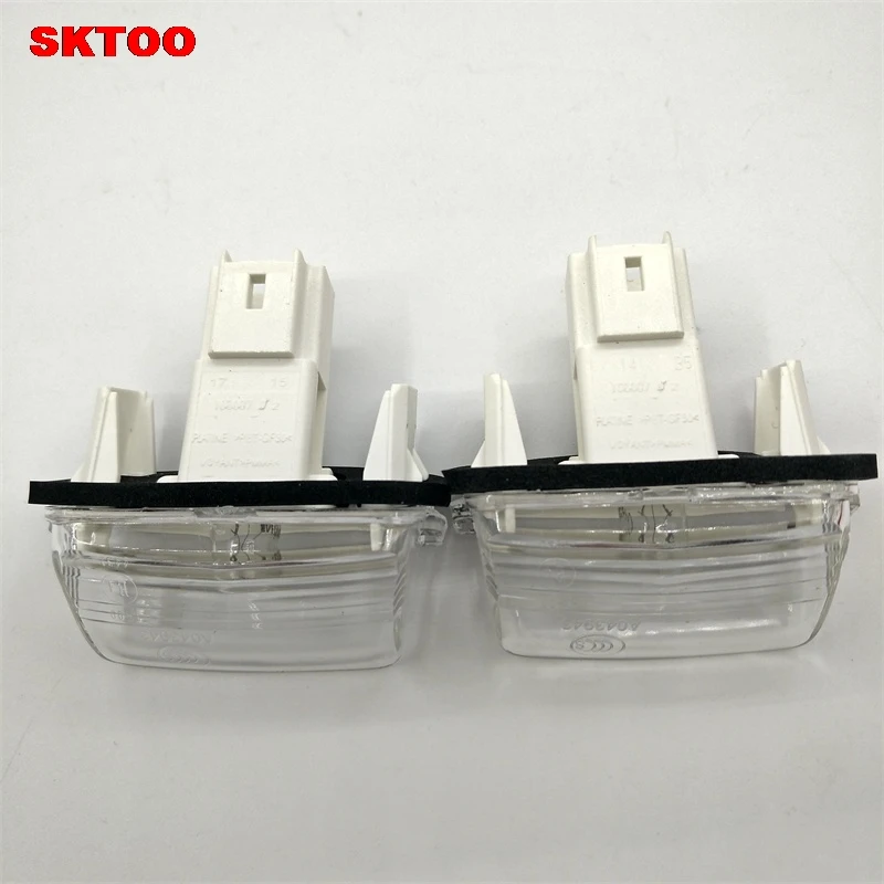 Светильник для номерного знака лампы Peugeot 206 207 306 307 308 406 407 5008 Partner Citroen C3 Ii C4