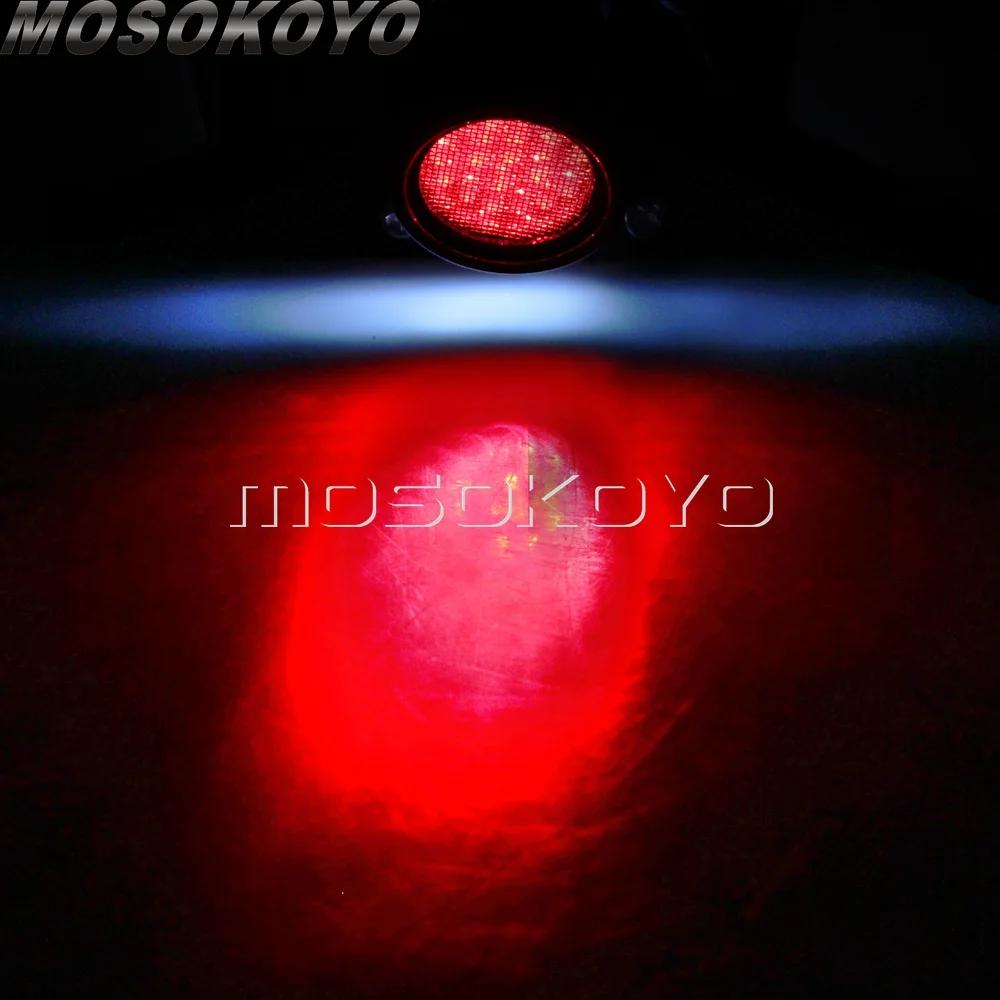 

Universal Motorcycle Brass Taillight Stop Lamp For Harley Cafe Racer Chopper Retro LED Tail Brake Light License Plate Rear Light