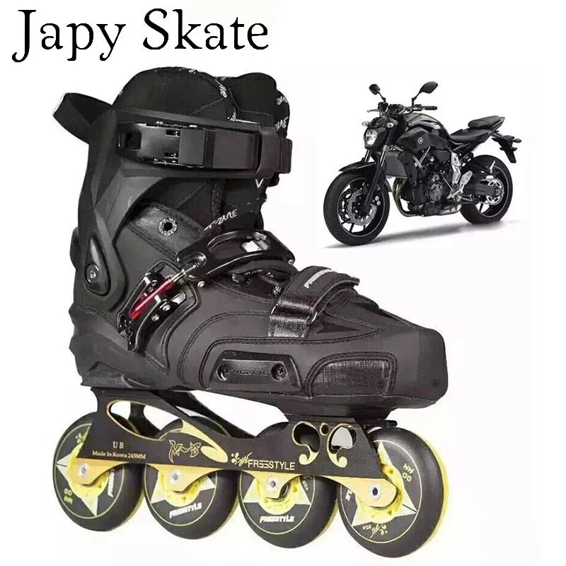Фото Japy Skate оригинальный Фристайл TT Профессиональный слалом роликовые коньки для