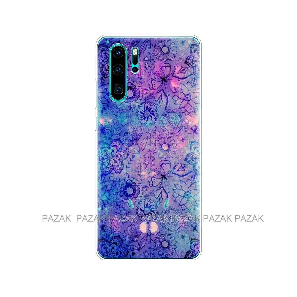 61376 Чехол-Бампер для Huawei P30 Pro, мягкий силиконовый чехол для телефона из ТПУ, задняя крышка для Huawei P30 Pro VOG-L29 ELE-L29 P 30 Lite, чехол с принтом - Цвет: 61376