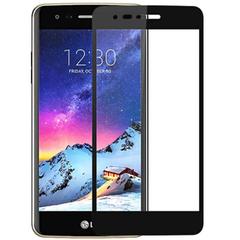 Закаленное стекло 2.5D с полным покрытием для LG K10 K8 2018 2017 Защитная пленка экрана V30